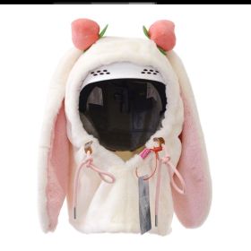 Ski Head Cover Face Mask Ski Helmet Cover Decorative Ears (Option: D style)