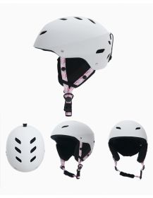 Child ski protective helmet (Option: Pink purple starry sky)