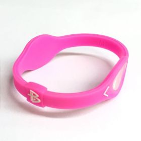 Silicone Energy Balance Bracelets (Color: Pink)