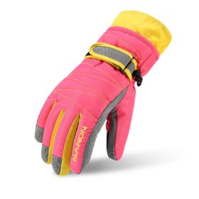 MaxProtect Winter Tech Gloves (Option: Pink-L)