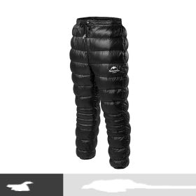 Outdoor lightweight winter white goose down pants (Option: Routine-S)