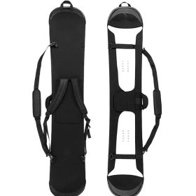 Snowboard Dumpling Skin Ski Snowboard Bag Backpack (Option: A Pure Black-140x30cm)