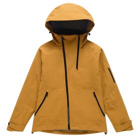 Ski Suit Men's And Women's Thin Outdoor Windproof Waterproof Veneer Double Plate Ski Suit (Option: Yellow-XS)