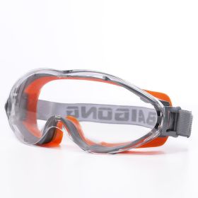 Transparent Goggles Windproof Riding Industry (Color: Orange)