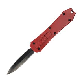 Mini Automatic OTF Knife w/ Belt Clip (Color: Red)