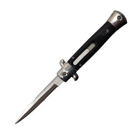 Stiletto OTF Knife w/ Belt Clip (Color: Black)