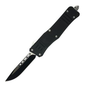 Automatic OTF Knife w/ Belt Clip (Color: Woodland Camo, size: small)