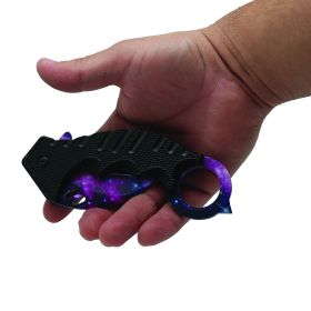 Karambit 5.25" Knife (Model: Red Spider Web)