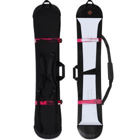 Snowboard Dumpling Skin Ski Snowboard Bag Backpack (Option: A Black Red-159x30cm)