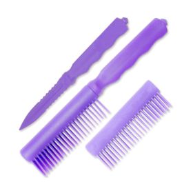 Plastic Brush Knife (Color: Purple)