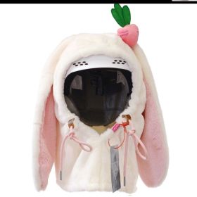 Ski Head Cover Face Mask Ski Helmet Cover Decorative Ears (Option: K style)