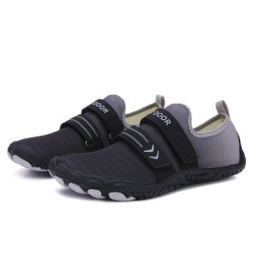 Fitness Yoga Outdoor Large Size Hiking Shoes (Option: A05 black-39)